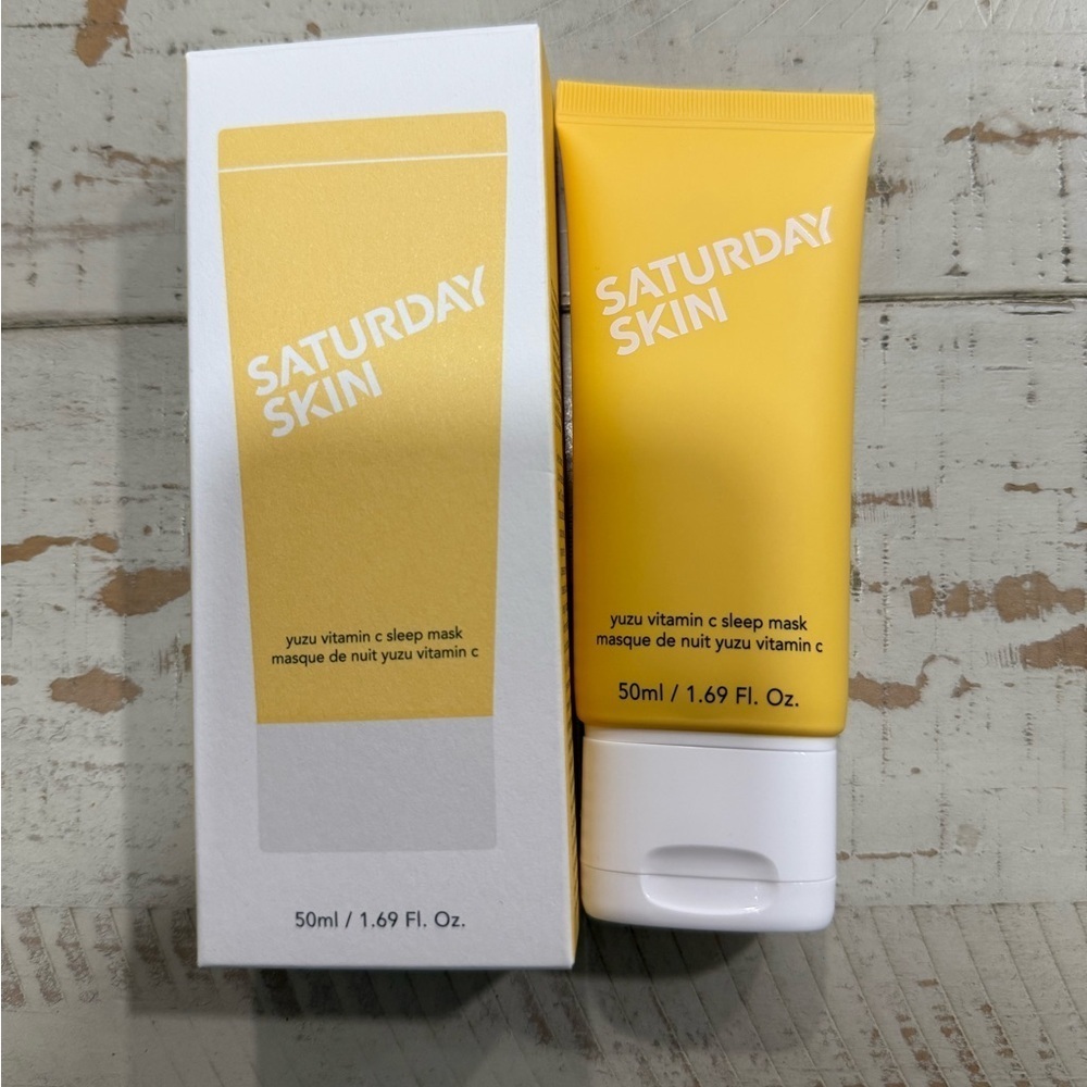 NIB Saturday Skin Yuzi Vitamin C Sleep Mask